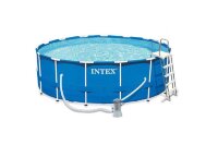 Большой каркасный бассейн INTEX 28242 Metal Frame 457х122 см