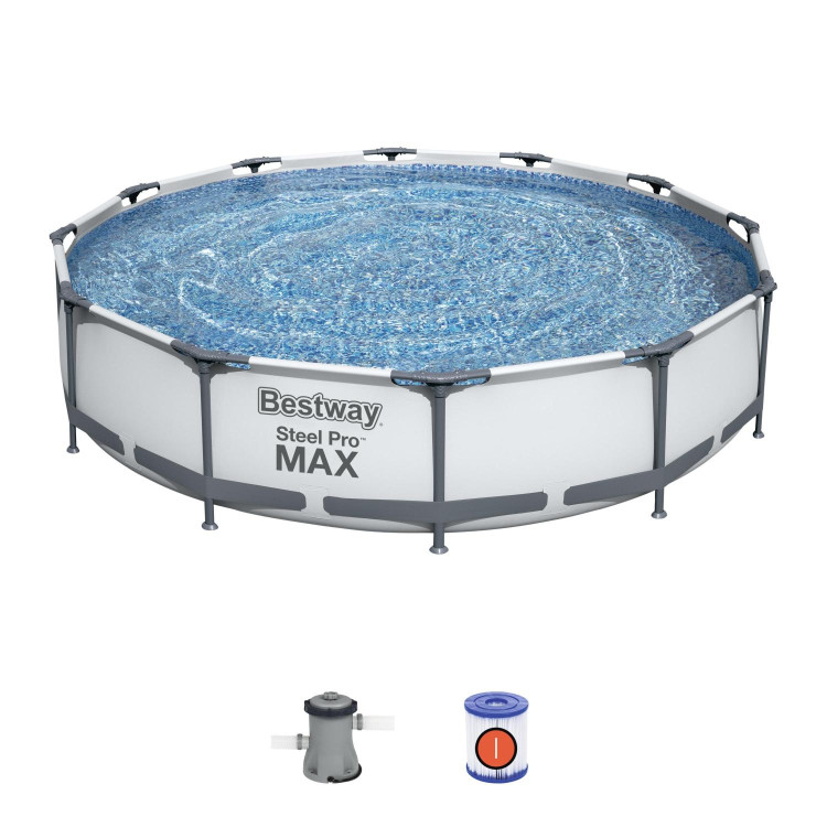 Каркасный круглый бассейн Bestway 56416 366х76 см Каркасный круглый бассейн Bestway 56416 366х76 см