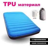 Двуспальный надувной матрас INTEX 64013 152х203х22 см
