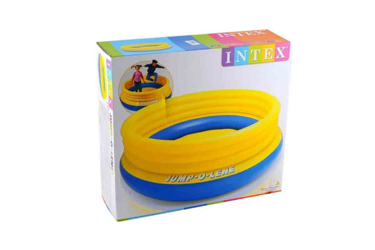Круглый надувной батут INTEX 48267 СКИДКА, помятая упаковка Круглый надувной батут INTEX 48267 СКИДКА, помятая упаковка
