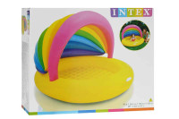 Надувной бассейн для малышей "Радуга" INTEX 57420 155х135х104 см
