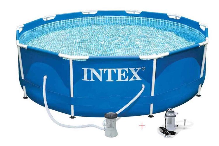 Каркасный бассейн с подогревом INTEX Metal Frame 28202P28684 Каркасный бассейн с подогревом INTEX Metal Frame 28202P28684