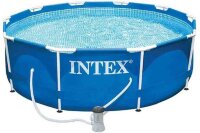 Бассейн каркасный круглый INTEX 28202 Metal Frame 305х76 см