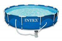 Бассейн каркасный круглый INTEX 28212 {Metal Frame,семейный} 366х76 см