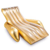 Пляжное кресло золотистое INTEX 56803 188х135 см