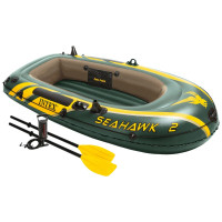 Лодка надувная двухместная INTEX Seahawk-2 Set 68347 seahawk
