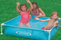 Детский каркасный пластиковый бассейн INTEX 57173 122х30 см