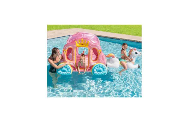Игровой надувной дом "Карета принцессы" INTEX 56514 135х145х104 см