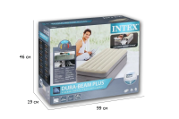 Односпальная надувная кровать INTEX 64162 Prime Comfort Twin 99х191х51 см