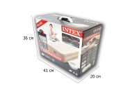 Односпальная надувная кровать INTEX 64426 Ultra Plush 99х191х46 см