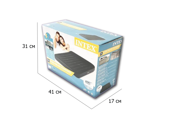 Надувной матрас двуспальный INTEX 64150 Pillow Rest Classic Airbed 152х203х25 см Надувной матрас двуспальный INTEX 64150 Pillow Rest Classic Airbed 152х203х25 см