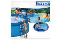 Лестница для бассейна с площадкой INTEX 28063