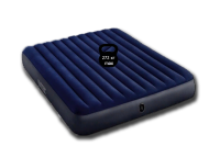 Надувной матрас двуспальный INTEX 64755 Classic Downy Airbed 183х203х25 см