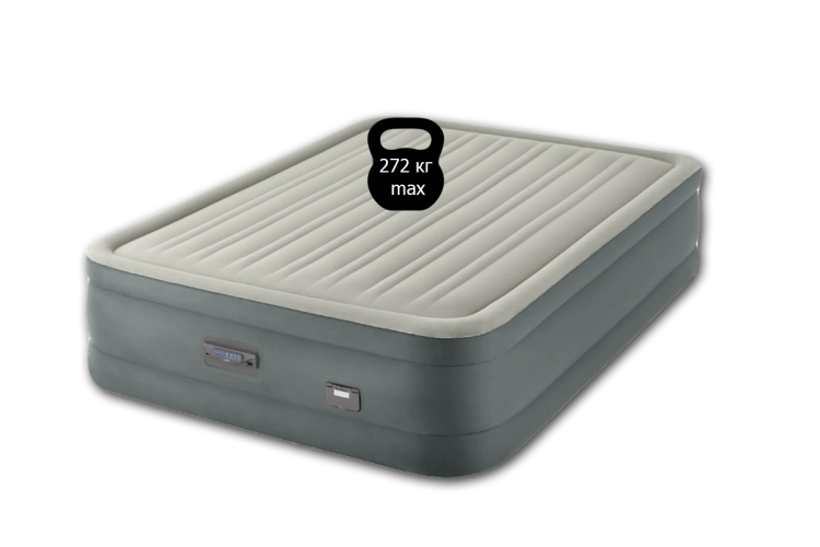 Надувная кровать двуспальная INTEX 64770(Скидка - Акция) PremAire 152х203х46 см